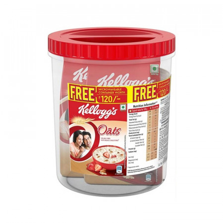 KELLOGGS HEART TO HEART OATS JAR FREE 900GM